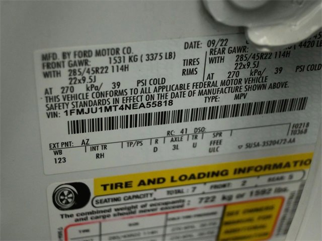 Certified 2022 Ford Expedition Platinum image 54