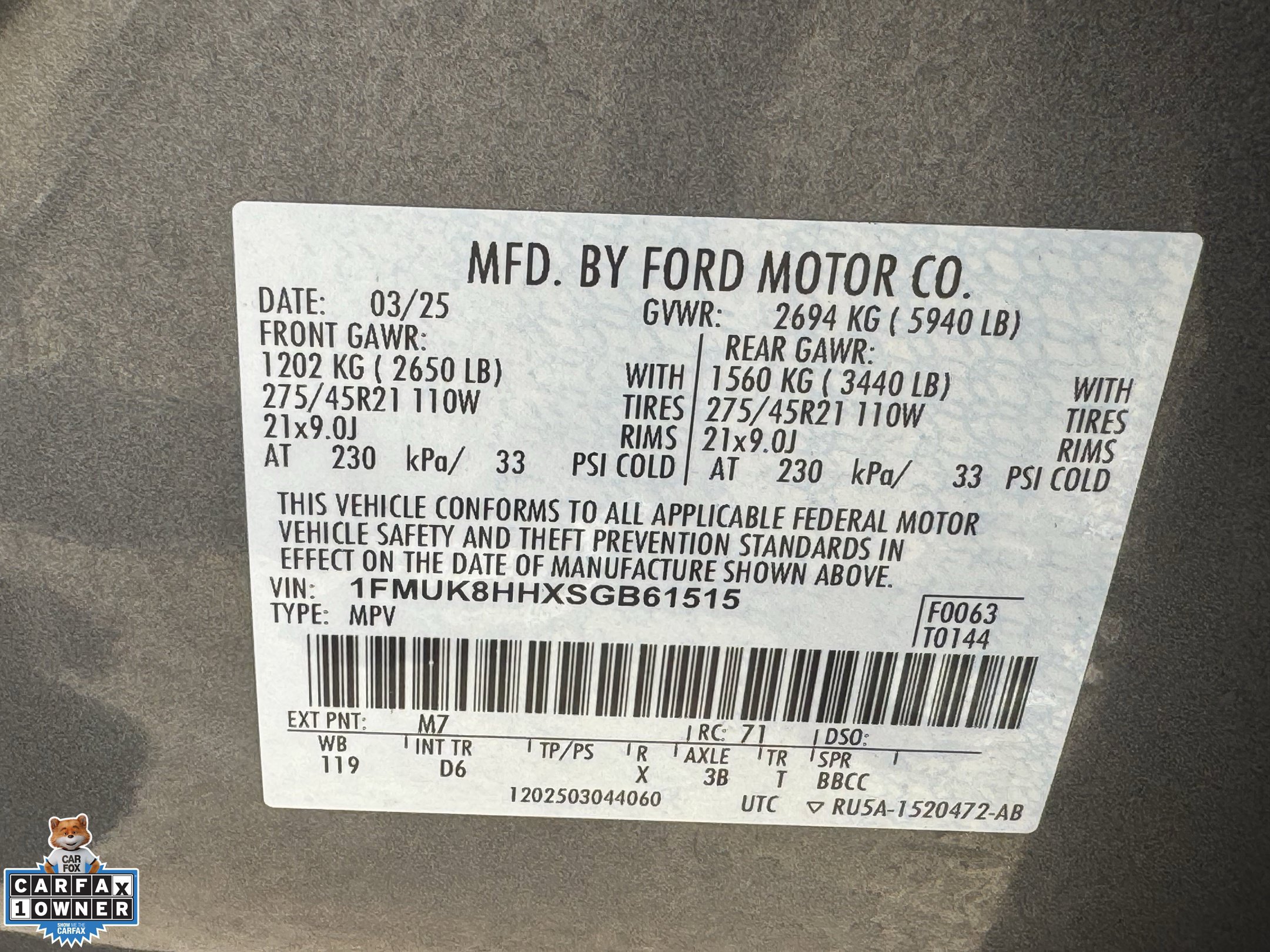 Certified 2025 Ford Explorer Platinum w/ LUX Leather Package AWD/4WD image 36