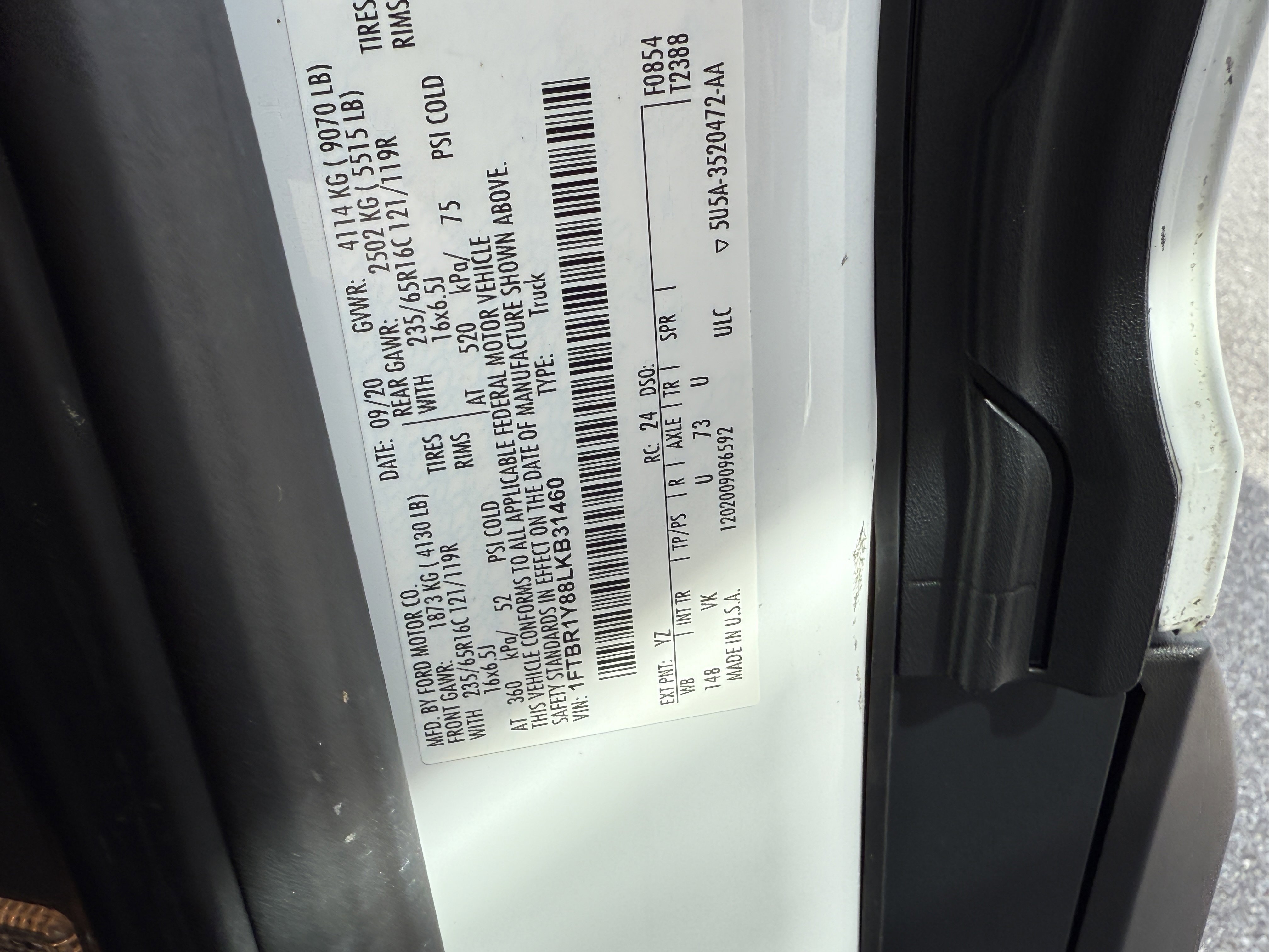 Certified 2020 Ford Transit 250 image 32