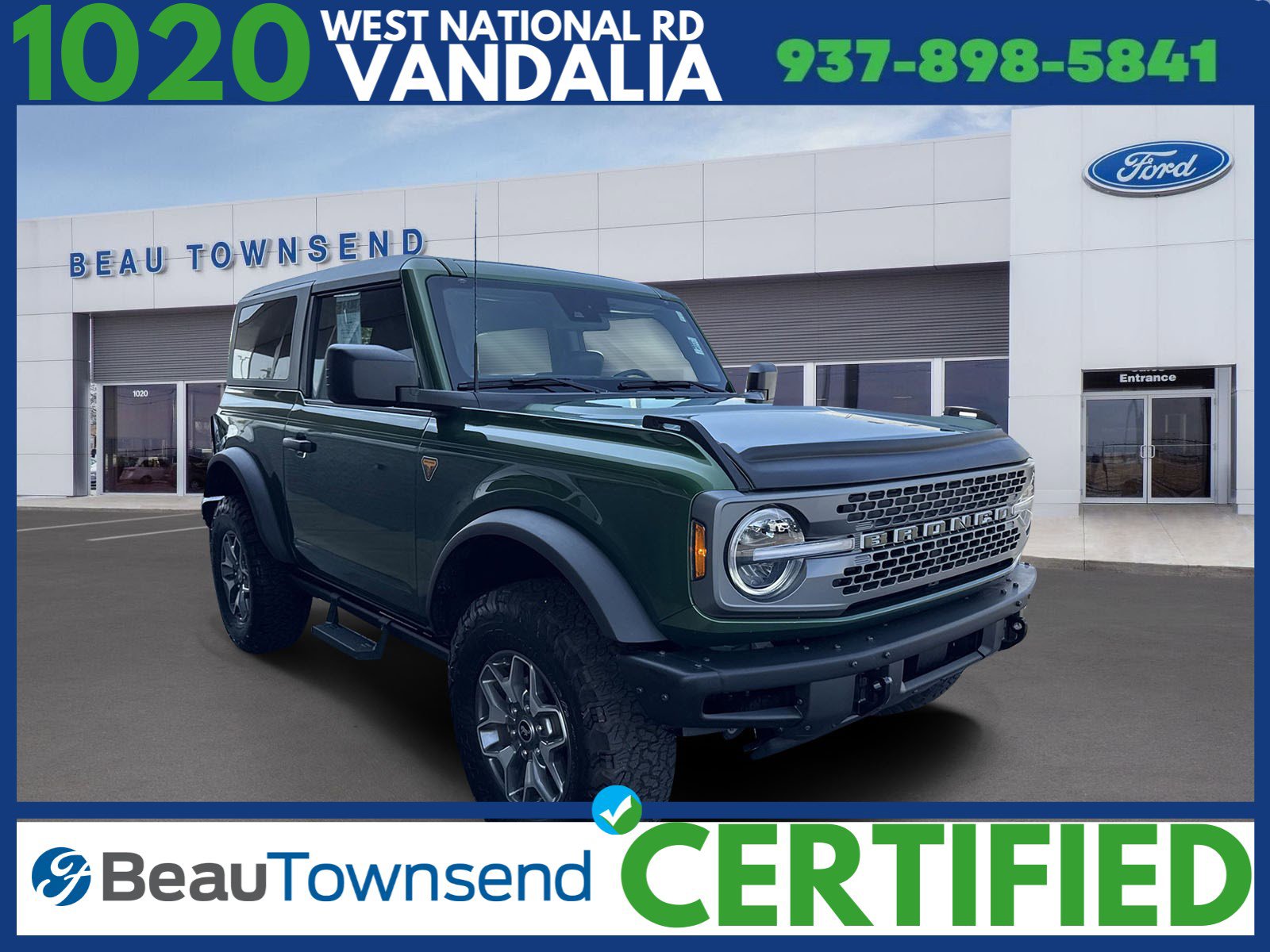 Certified 2023 Ford Bronco Badlands