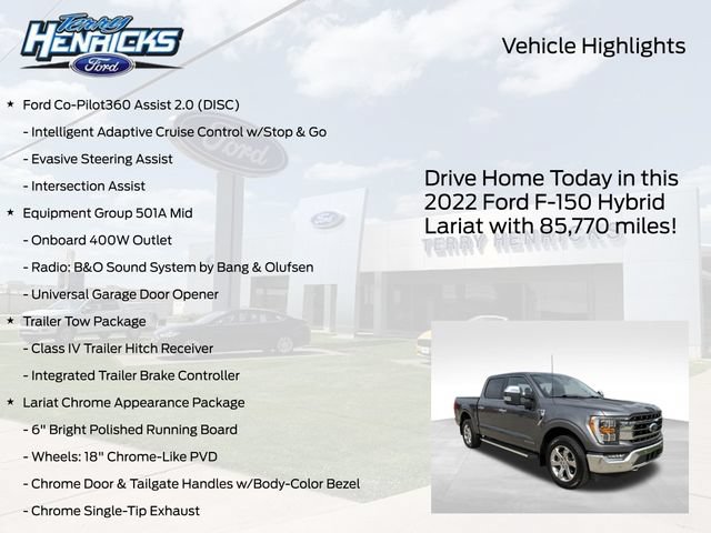 Certified 2022 Ford F150 Lariat AWD/4WD image 4