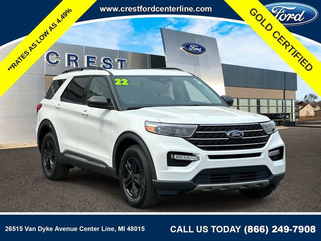 Certified 2022 Ford Explorer XLT w/ Equipment Group 202A