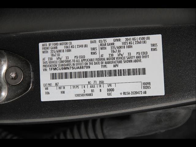 Certified 2025 Ford Escape ST-Line AWD/4WD image 22