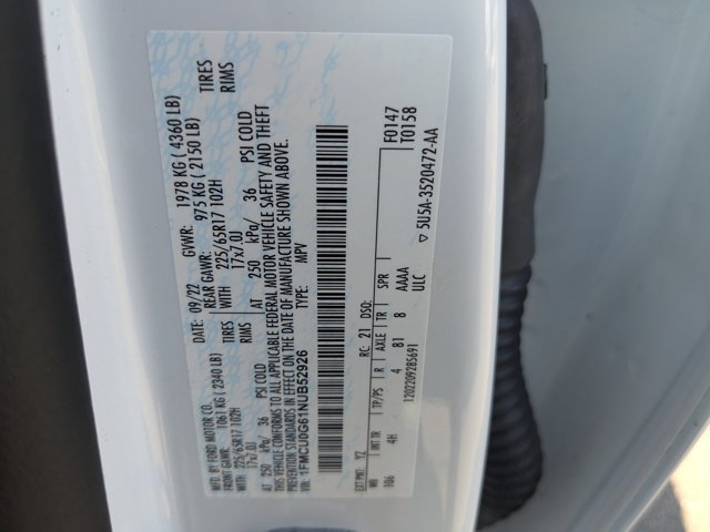 Certified 2022 Ford Escape SE w/ Convenience Package FWD image 34