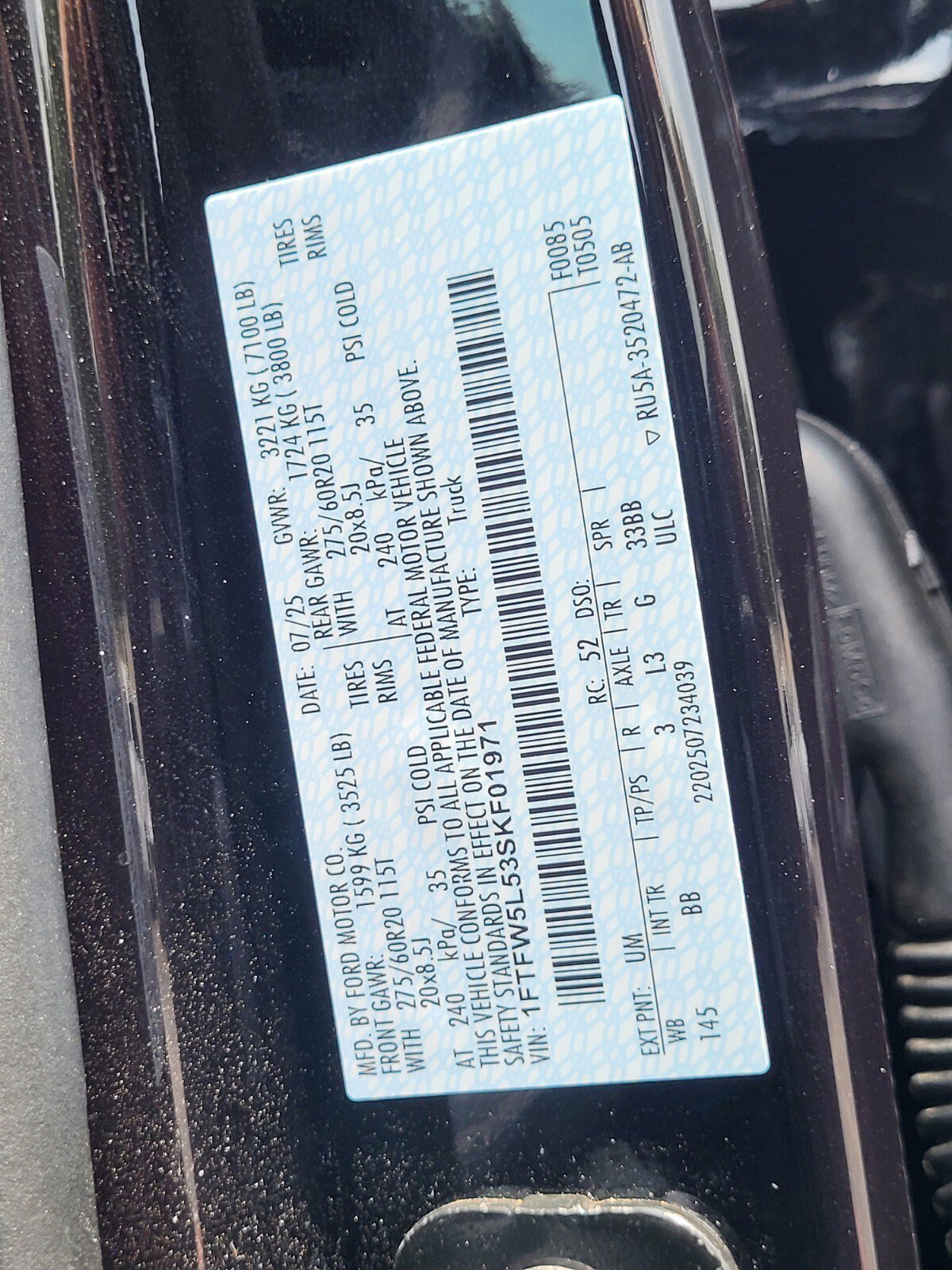 Certified 2025 Ford F150 Lariat w/ Equipment Group 501A Mid image 35