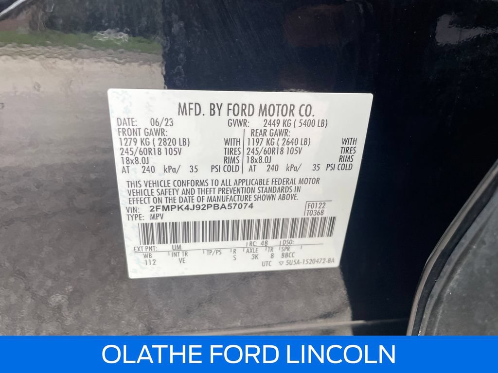 Certified 2023 Ford Edge SEL w/ Convenience Package AWD/4WD image 24