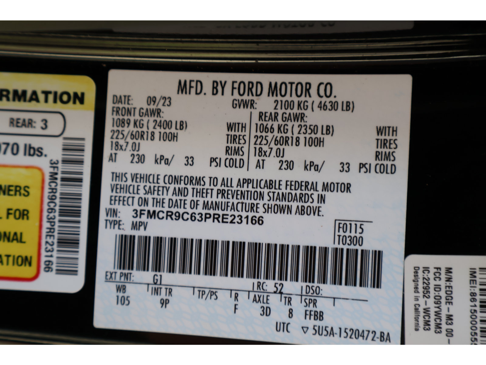 Certified 2023 Ford Bronco Sport Outer Banks w/ Tech Package AWD/4WD image 34