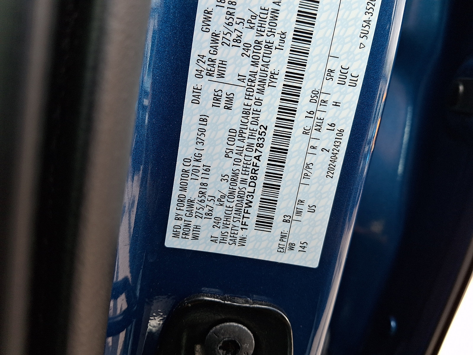 Certified 2024 Ford F150 XLT w/ Equipment Group 302A MID AWD/4WD image 27