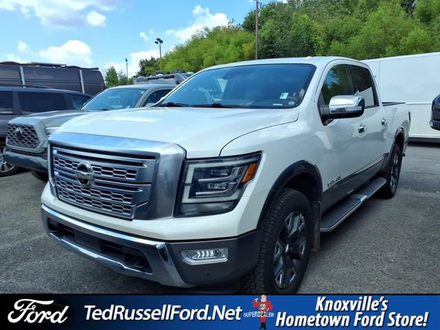 Used 2021 Nissan Titan Platinum Reserve w/ Moonroof Package AWD/4WD image 1