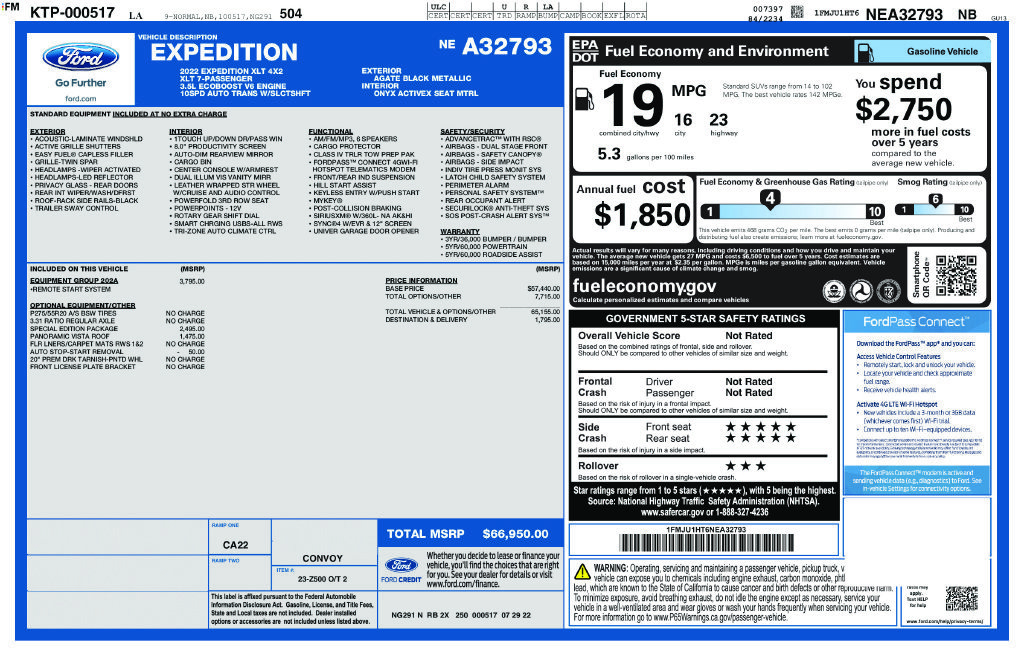 Certified 2022 Ford Expedition XLT RWD image 6