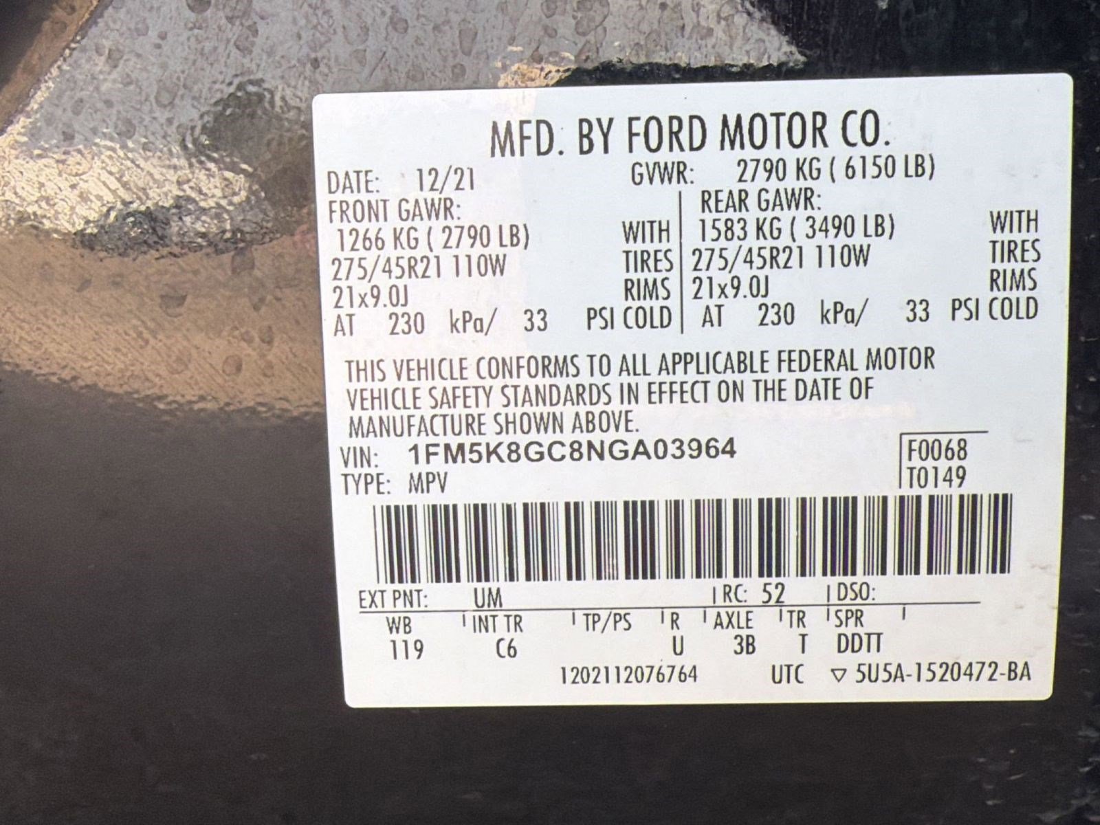 Certified 2022 Ford Explorer ST w/ Equipment Group 401A image 18