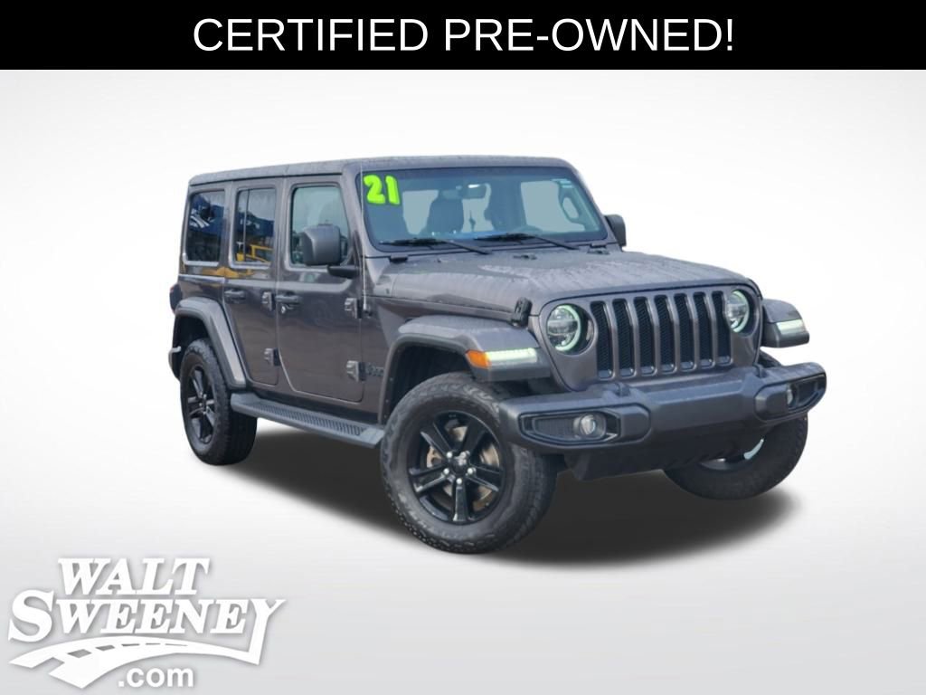 Used 2021 Jeep Wrangler Unlimited Sahara image 1