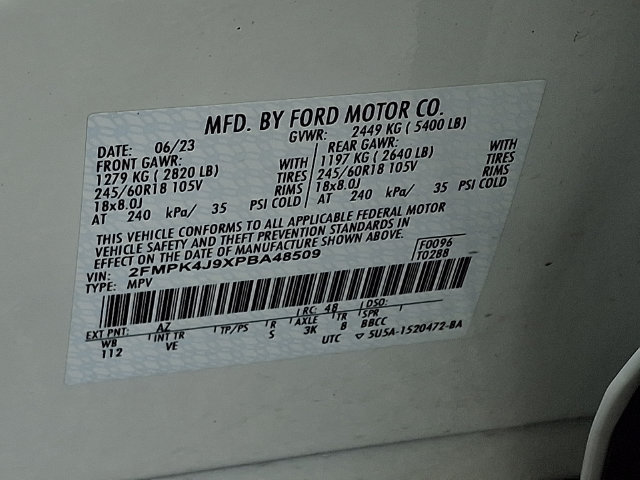 Certified 2023 Ford Edge SEL w/ Convenience Package AWD/4WD image 35