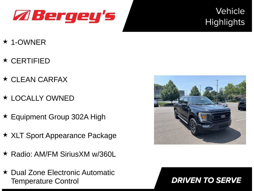 Certified 2023 Ford F150 XLT w/ Equipment Group 302A High AWD/4WD image 5