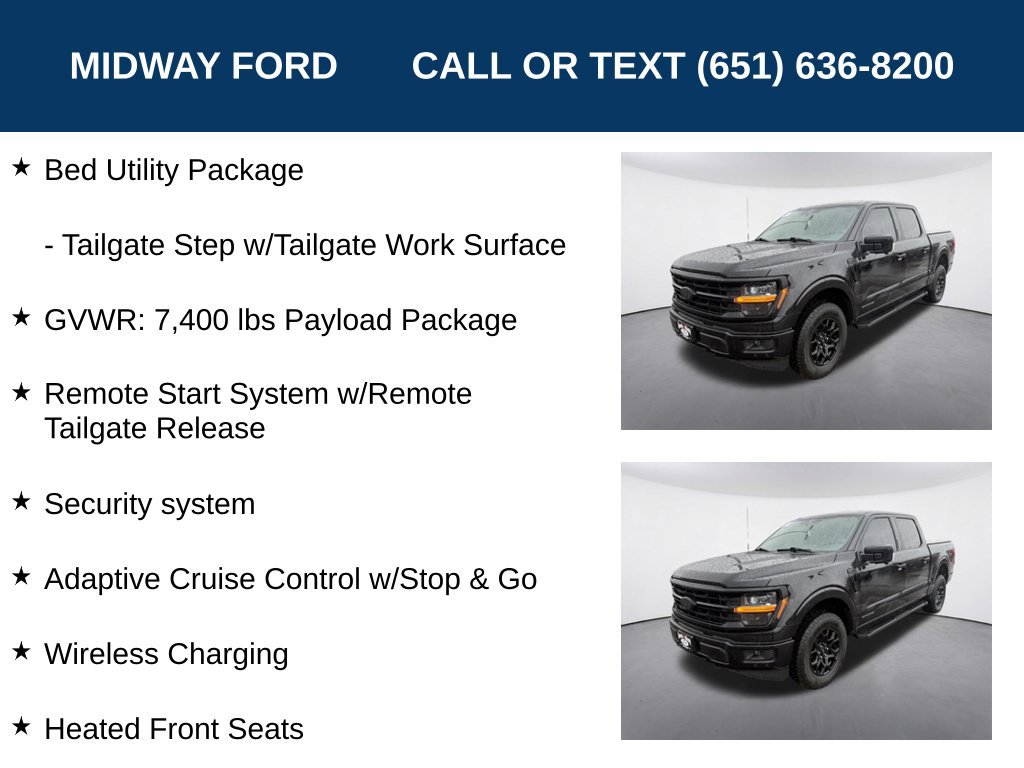 Certified 2024 Ford F150 XLT w/ Equipment Group 302A MID AWD/4WD image 13
