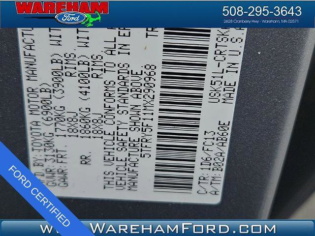 Used 2021 Toyota Tundra SR5 RWD image 8