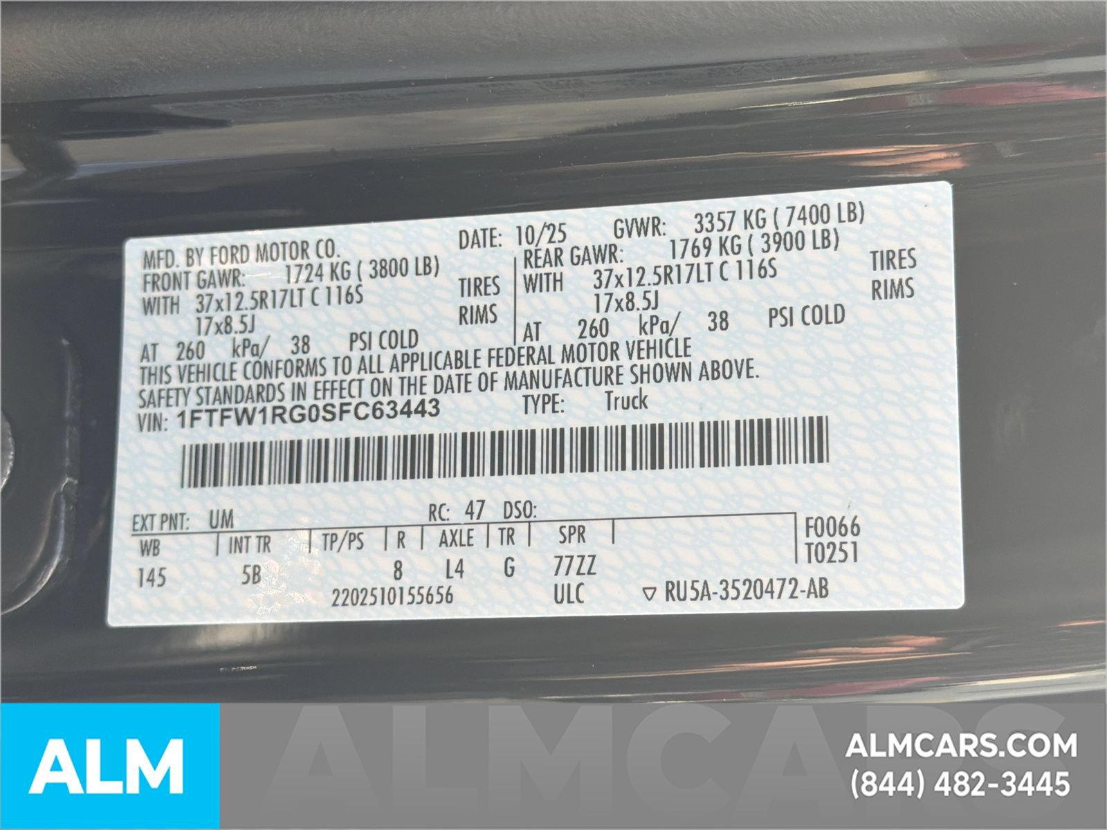 Certified 2025 Ford F150 Raptor AWD/4WD image 39