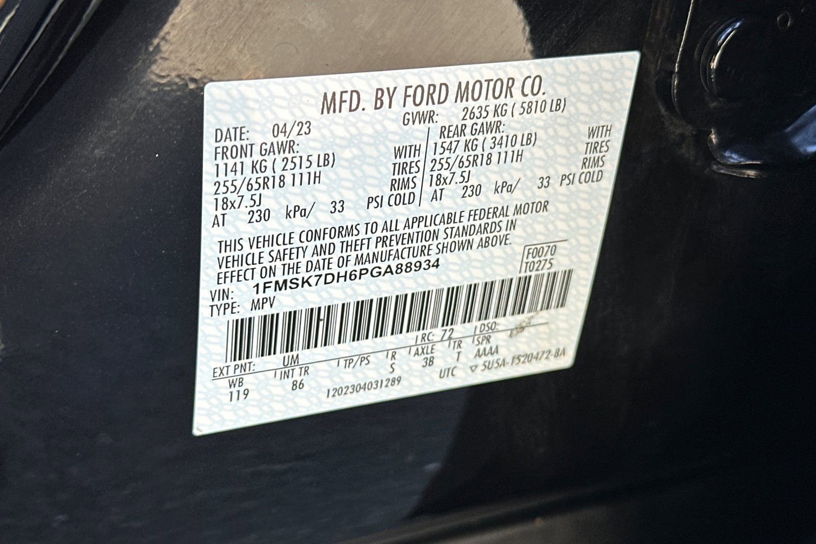 Certified 2023 Ford Explorer XLT RWD image 56