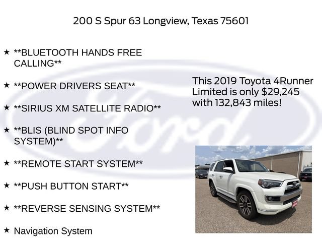 Used 2019 Toyota 4Runner Limited AWD/4WD image 17