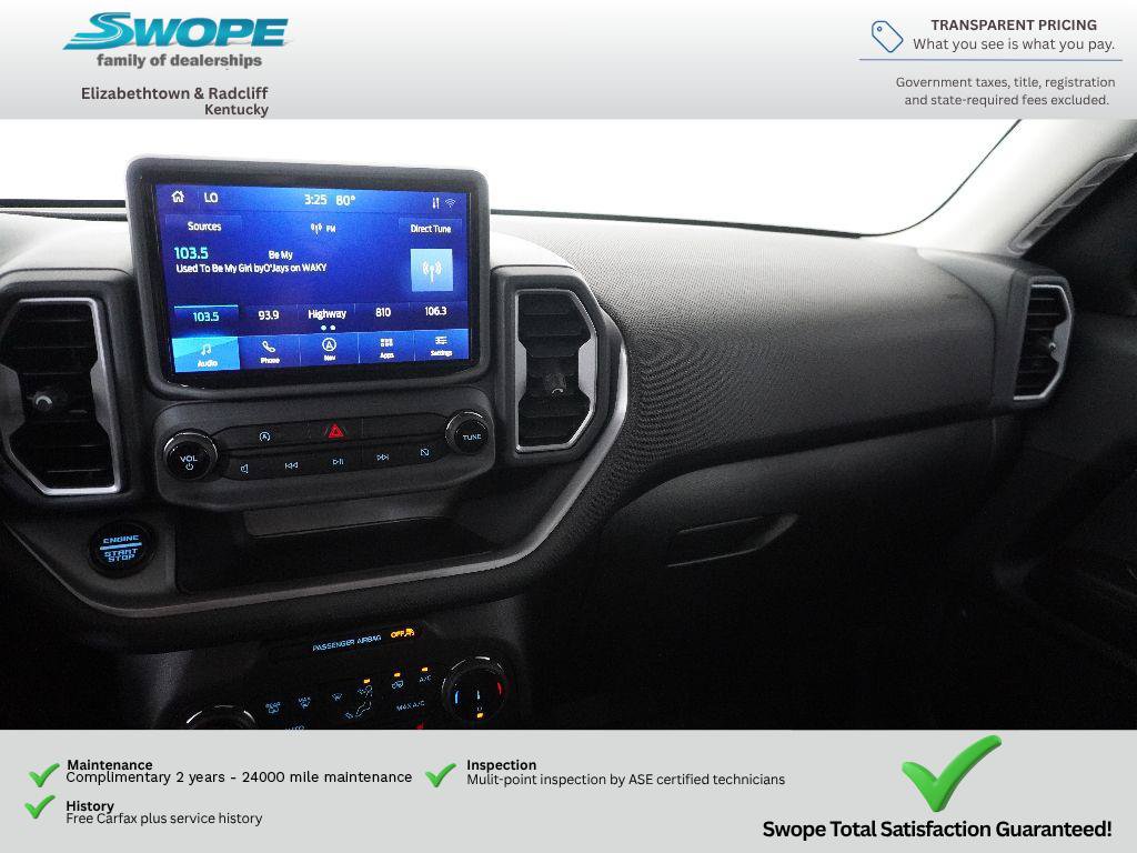 Certified 2022 Ford Bronco Sport Big Bend w/ Convenience Package AWD/4WD image 19