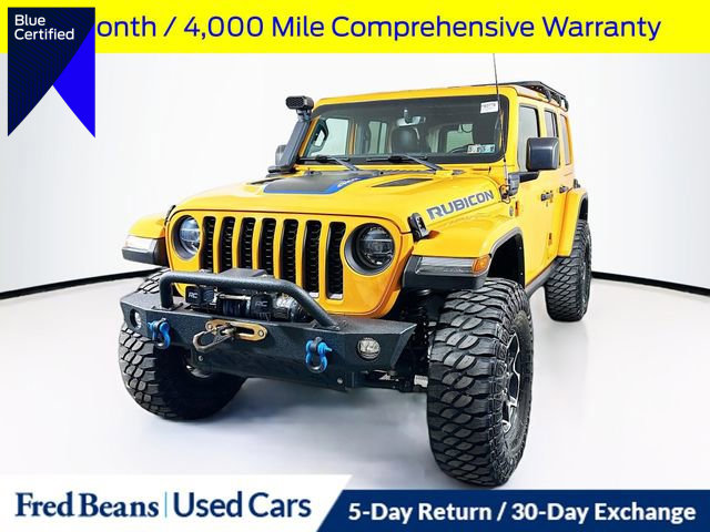 Used 2021 Jeep Wrangler Unlimited Rubicon 4xe image 1