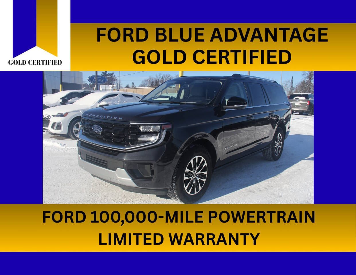 Certified 2025 Ford Expedition Max Platinum AWD/4WD image 1