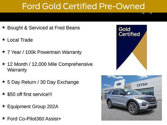 Certified 2022 Ford Explorer XLT w/ Equipment Group 202A AWD/4WD image 10