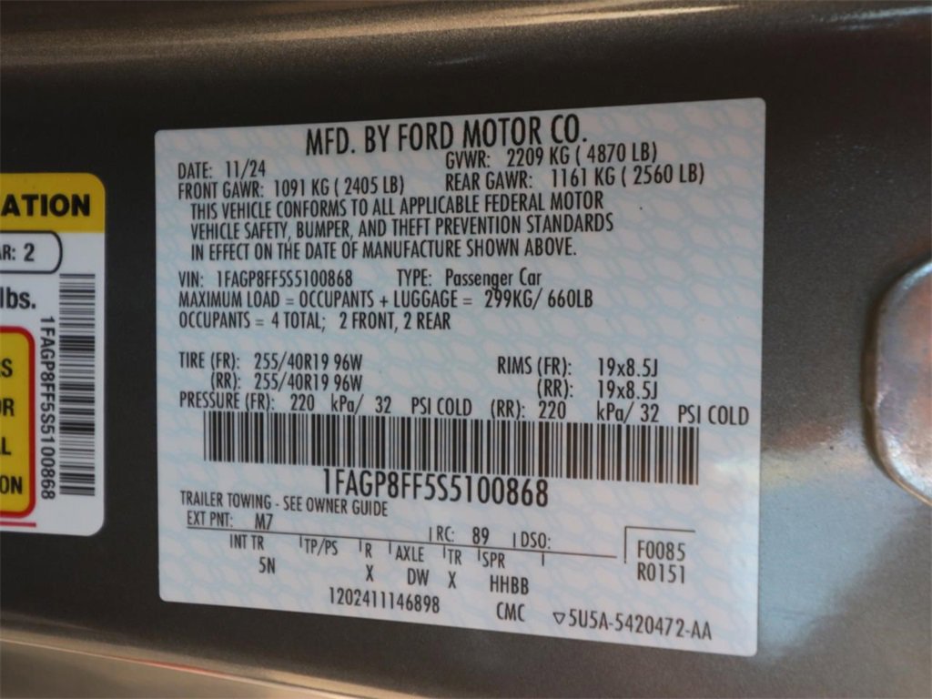 Certified 2025 Ford Mustang GT Premium image 27