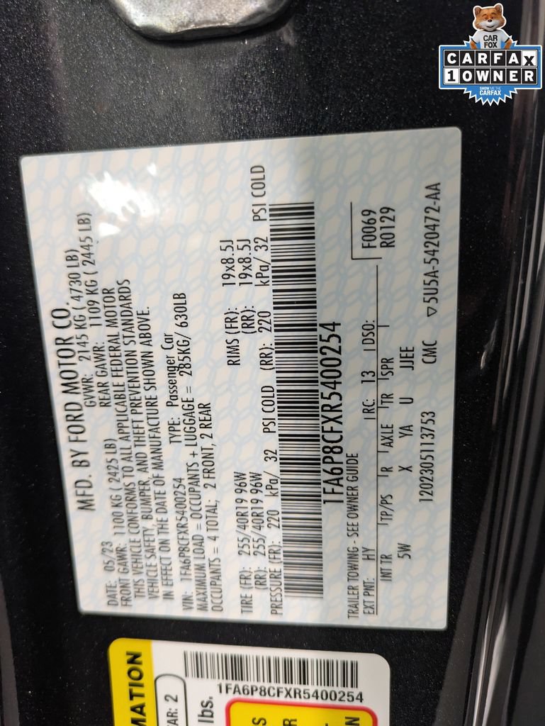Certified 2024 Ford Mustang GT RWD image 34