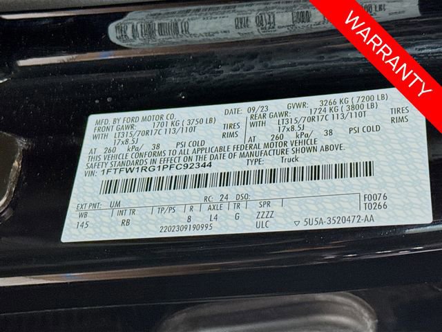 Certified 2023 Ford F150 Raptor image 34