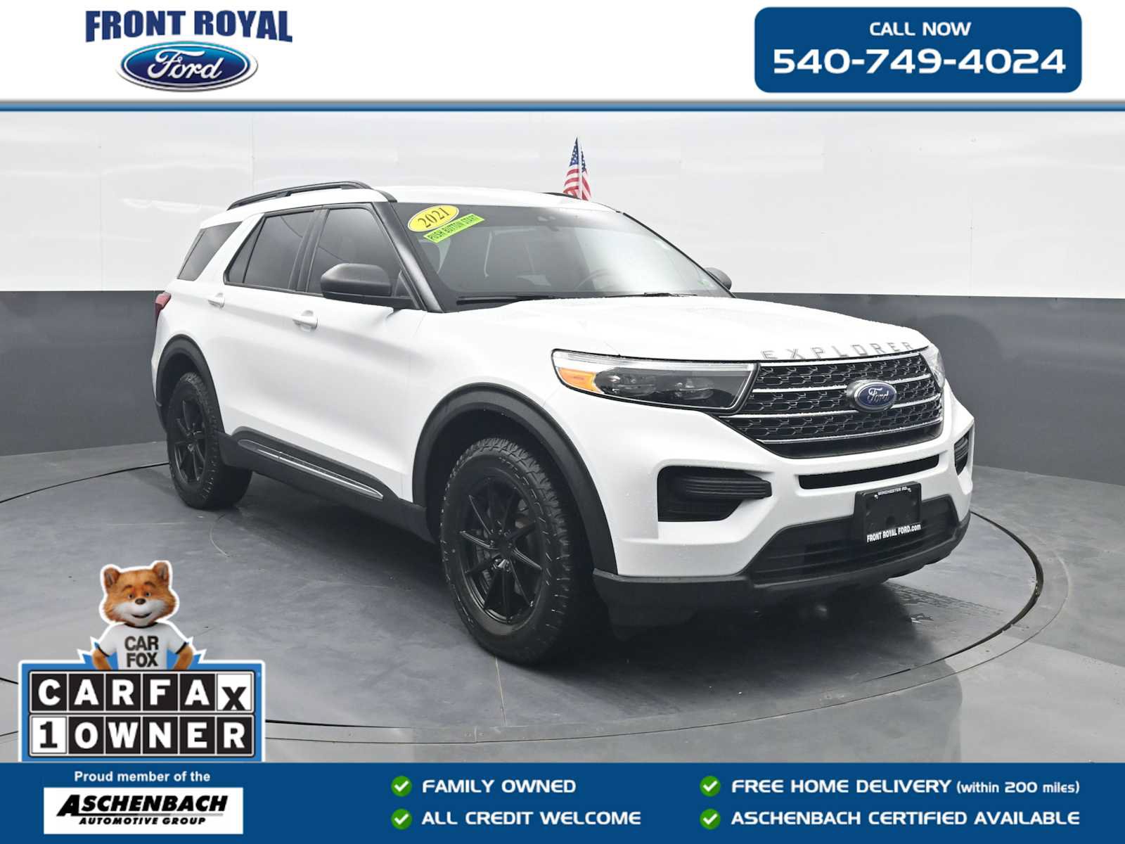 Certified 2021 Ford Explorer XLT w/ Class III Trailer Tow Package