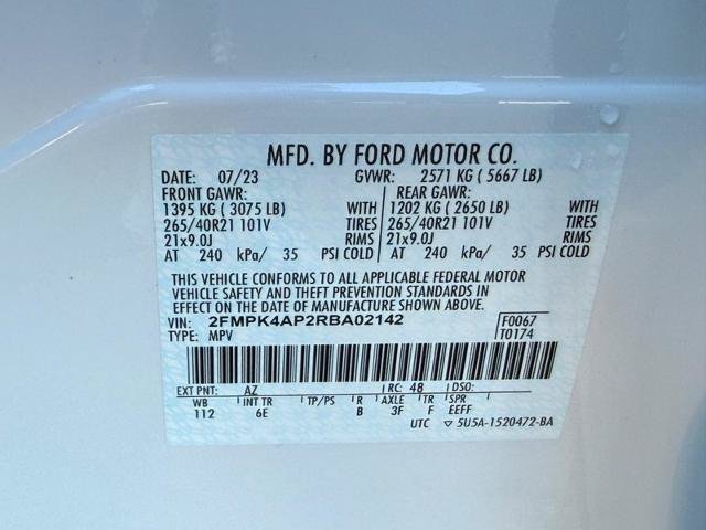 Certified 2024 Ford Edge ST w/ Equipment Group 401A AWD/4WD image 24