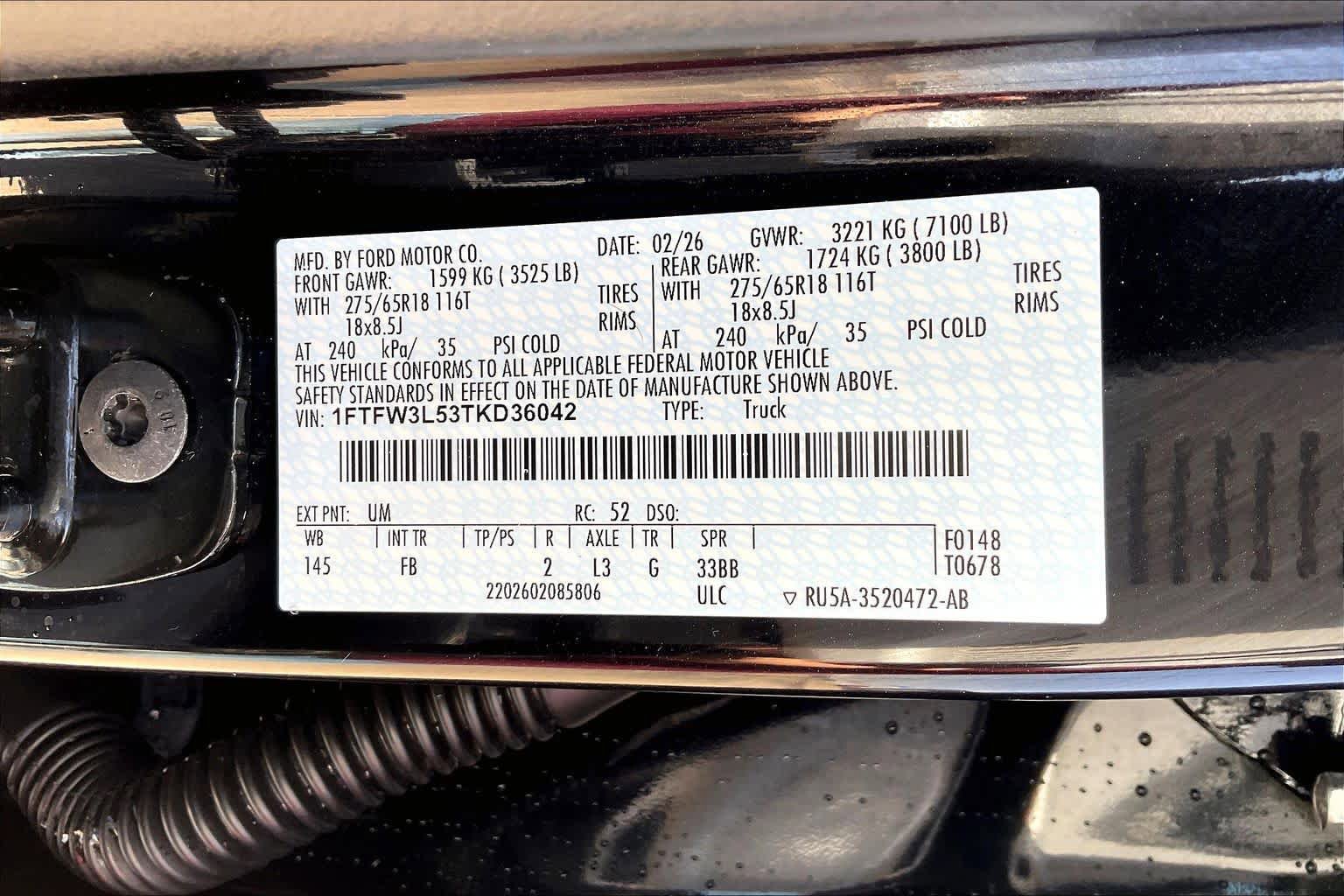 Certified 2026 Ford F150 XLT w/ Equipment Group 302A MID AWD/4WD image 34