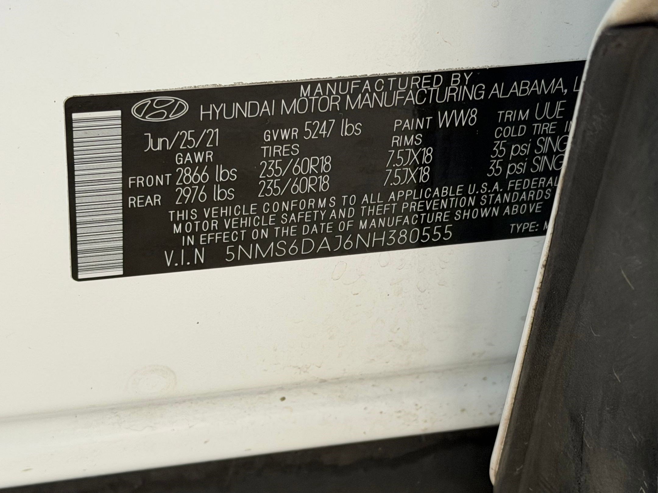 Used 2022 Hyundai Santa Fe SEL w/ Convenience Package image 20