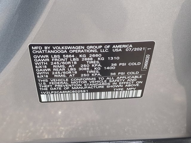 Used 2021 Volkswagen Atlas SE AWD/4WD image 31