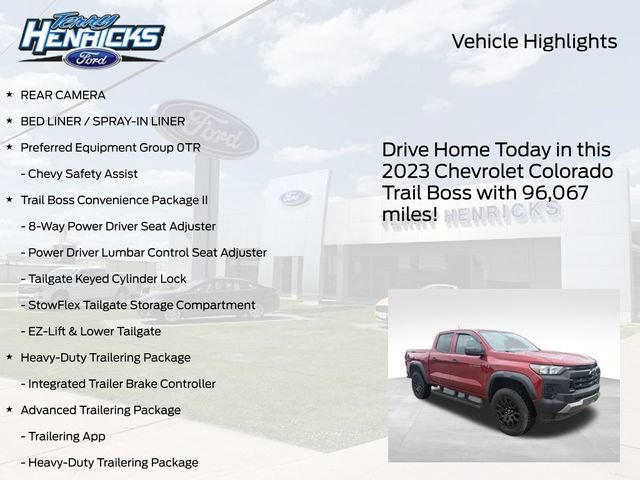 Used 2023 Chevrolet Colorado Trail Boss w/ Advanced Trailering Package AWD/4WD image 4