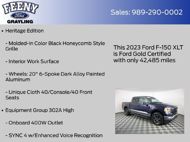 Certified 2023 Ford F150 XLT w/ Equipment Group 302A High AWD/4WD image 8