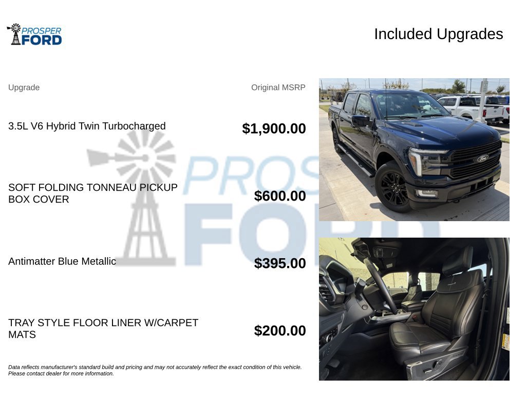 Certified 2025 Ford F150 Platinum AWD/4WD image 3