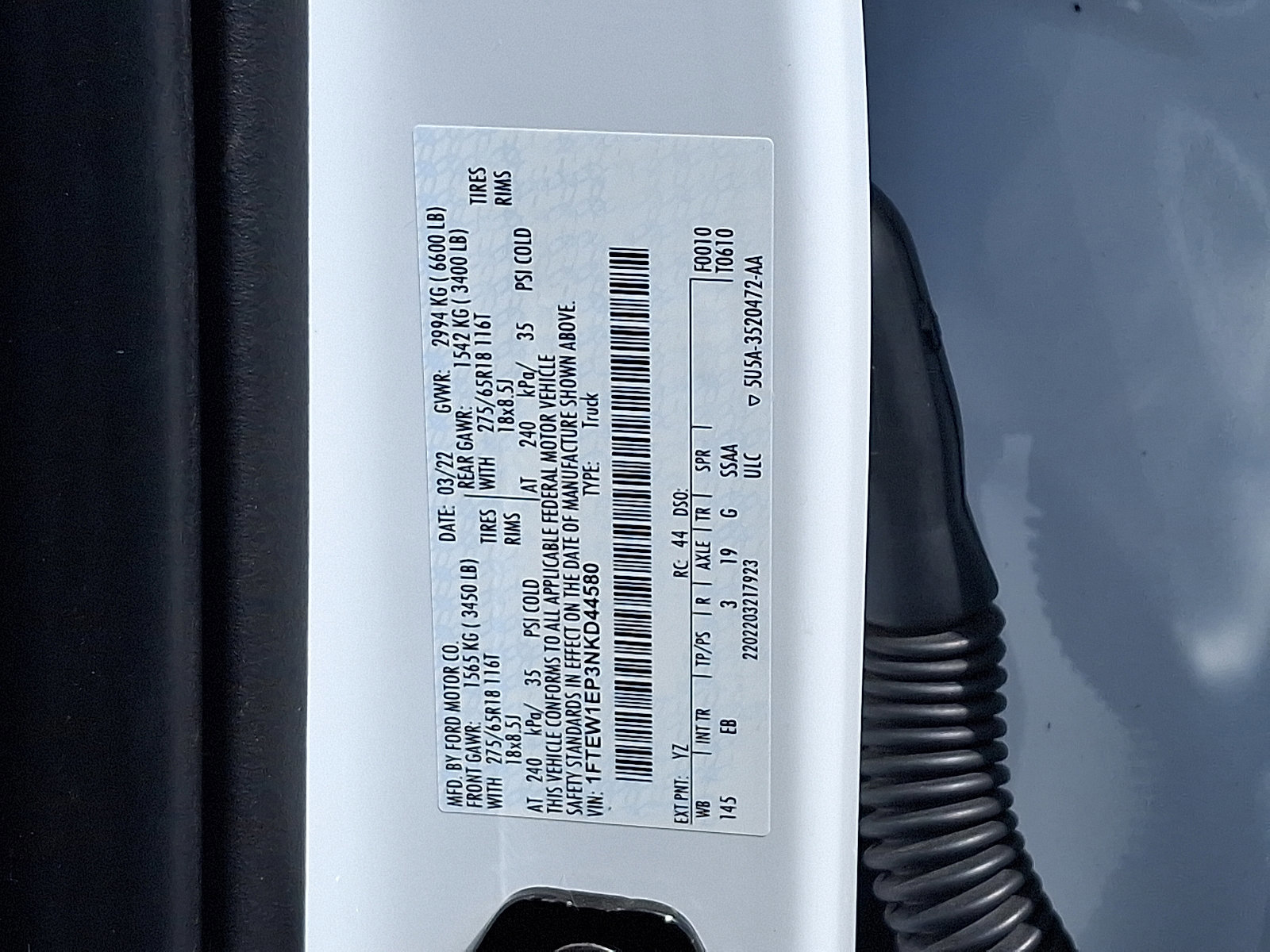 Certified 2022 Ford F150 Lariat w/ Equipment Group 501A Mid image 27