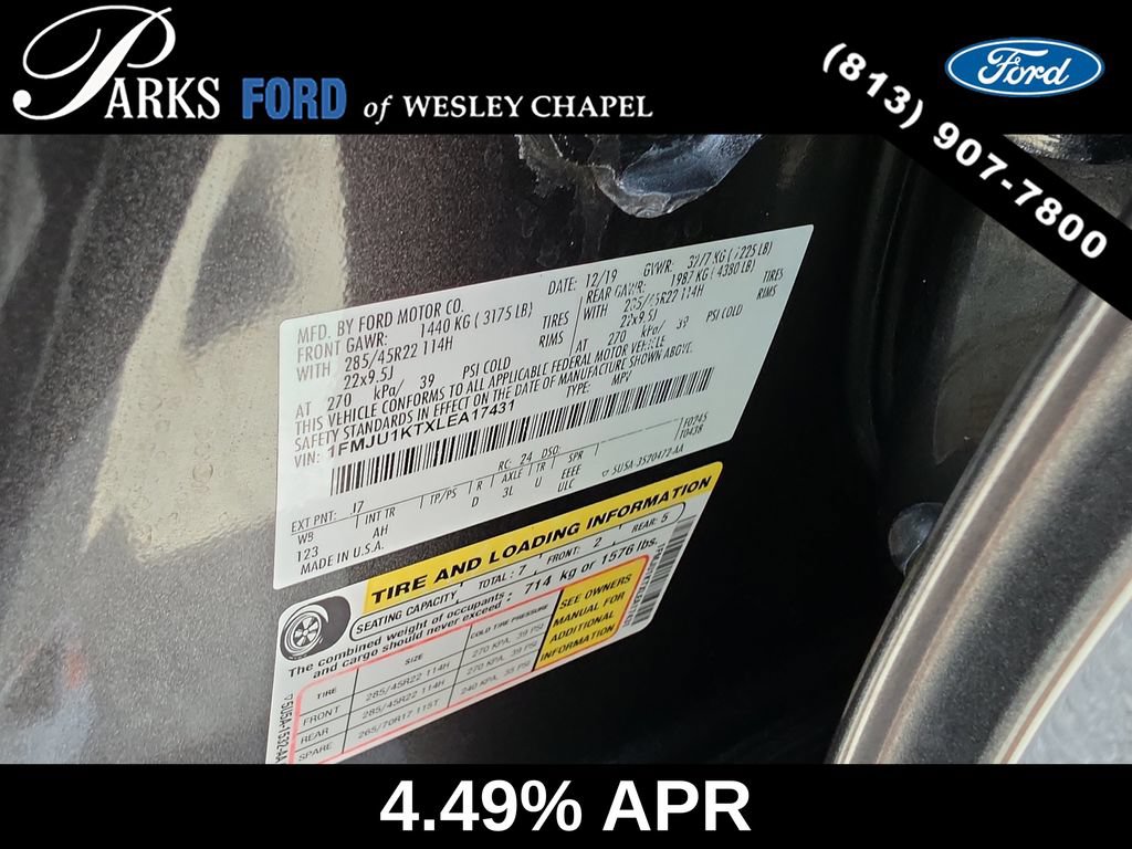 Certified 2020 Ford Expedition Limited w/ Equipment Group 303A RWD image 37