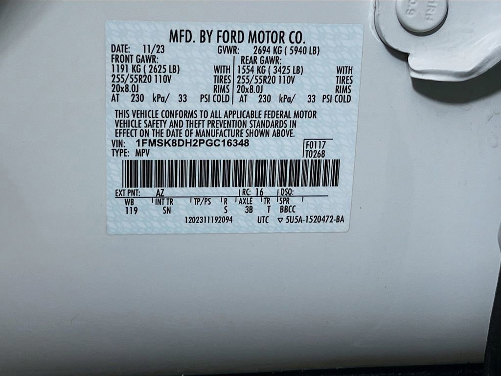 Certified 2023 Ford Explorer XLT w/ Equipment Group 202A AWD/4WD image 38