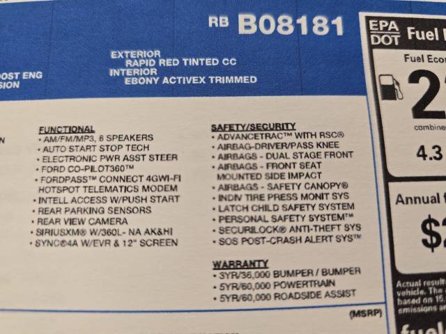 Certified 2024 Ford Edge SEL w/ Convenience Package image 16