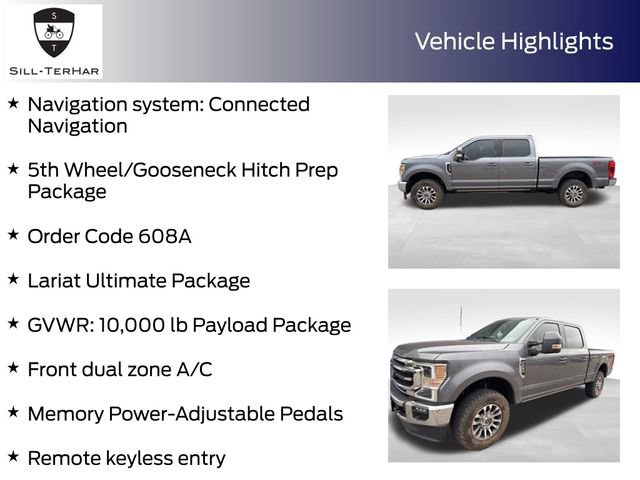 Certified 2022 Ford F250 Lariat w/ Lariat Ultimate Package AWD/4WD image 4