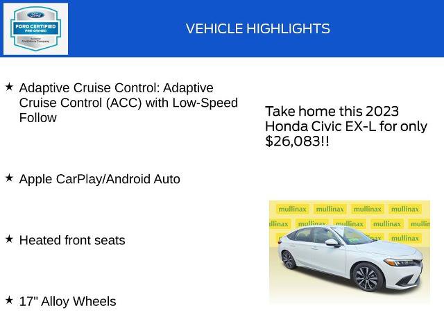 Used 2023 Honda Civic EX-L image 18