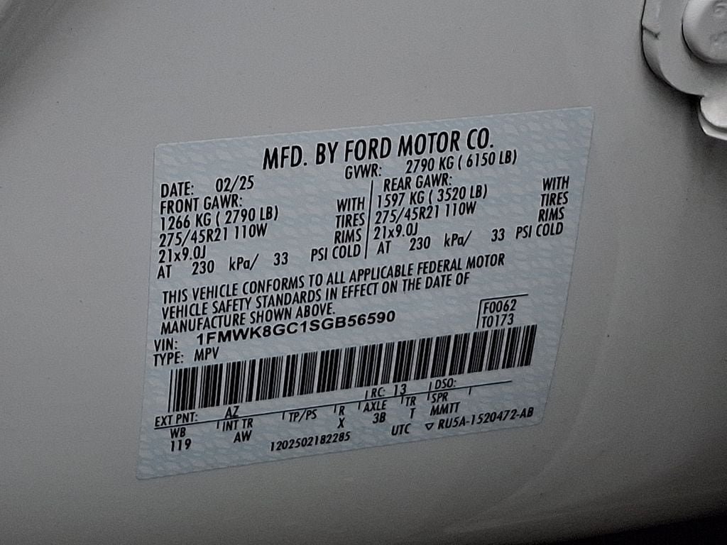 Certified 2025 Ford Explorer ST w/ Sun And Sound Package AWD/4WD image 28