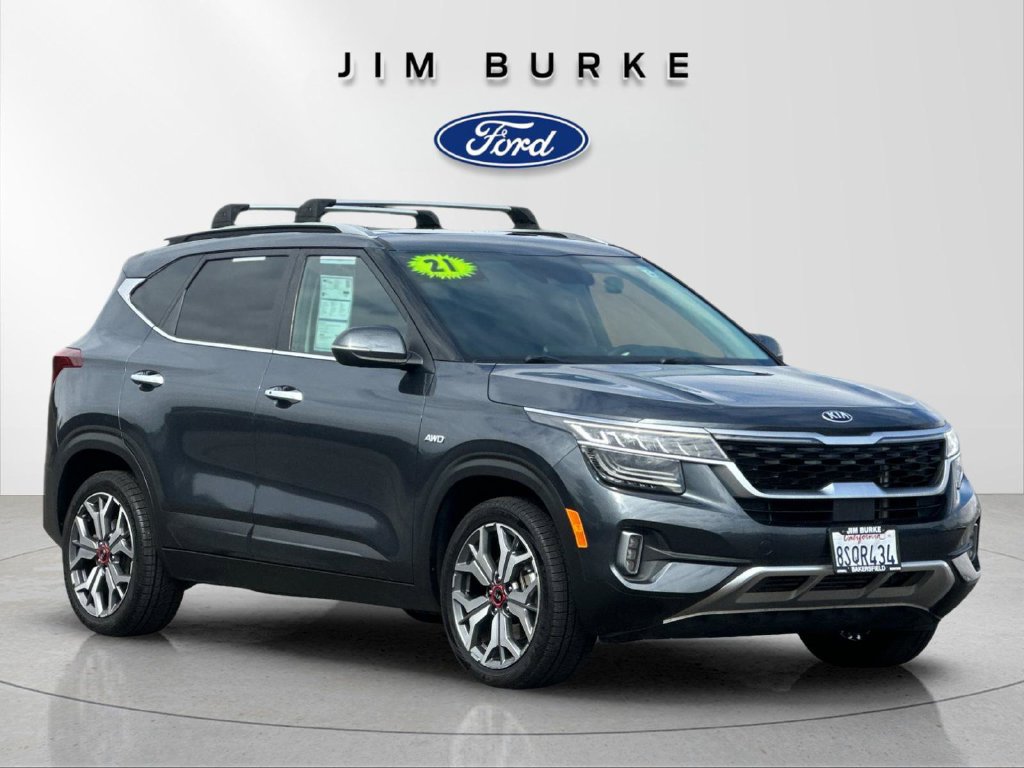 Used 2021 Kia Seltos SX w/ SX Sunroof Package AWD/4WD image 7