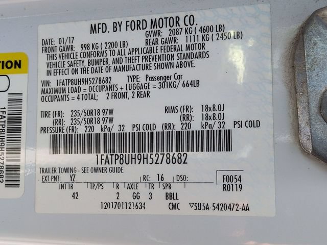 Certified 2017 Ford Mustang Premium RWD image 22