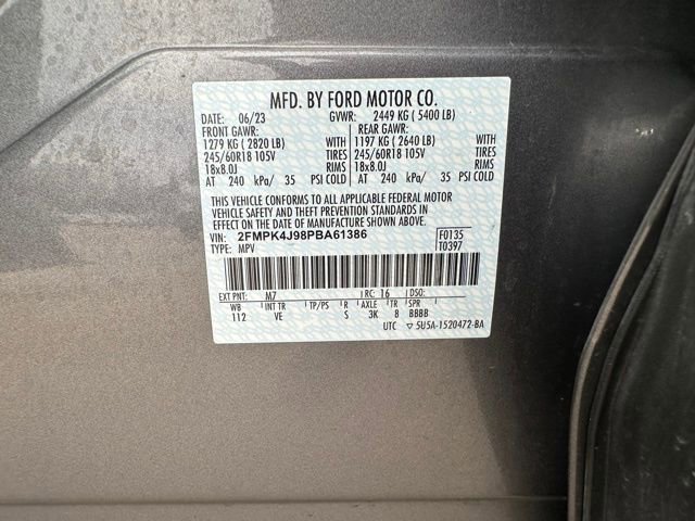 Certified 2023 Ford Edge SEL image 11