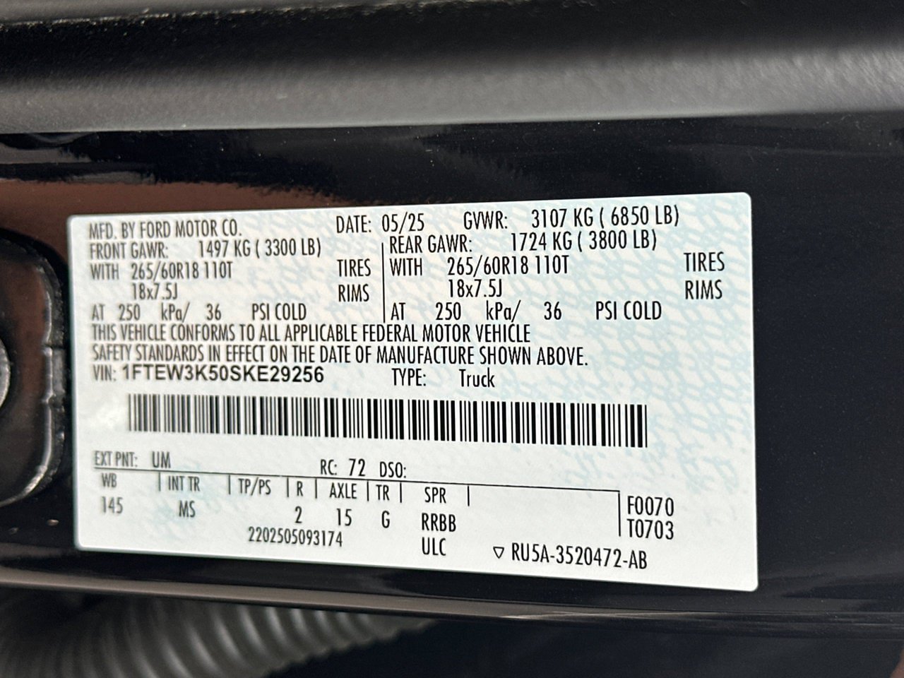 Certified 2025 Ford F150 XLT w/ Equipment Group 301A Standard RWD image 34