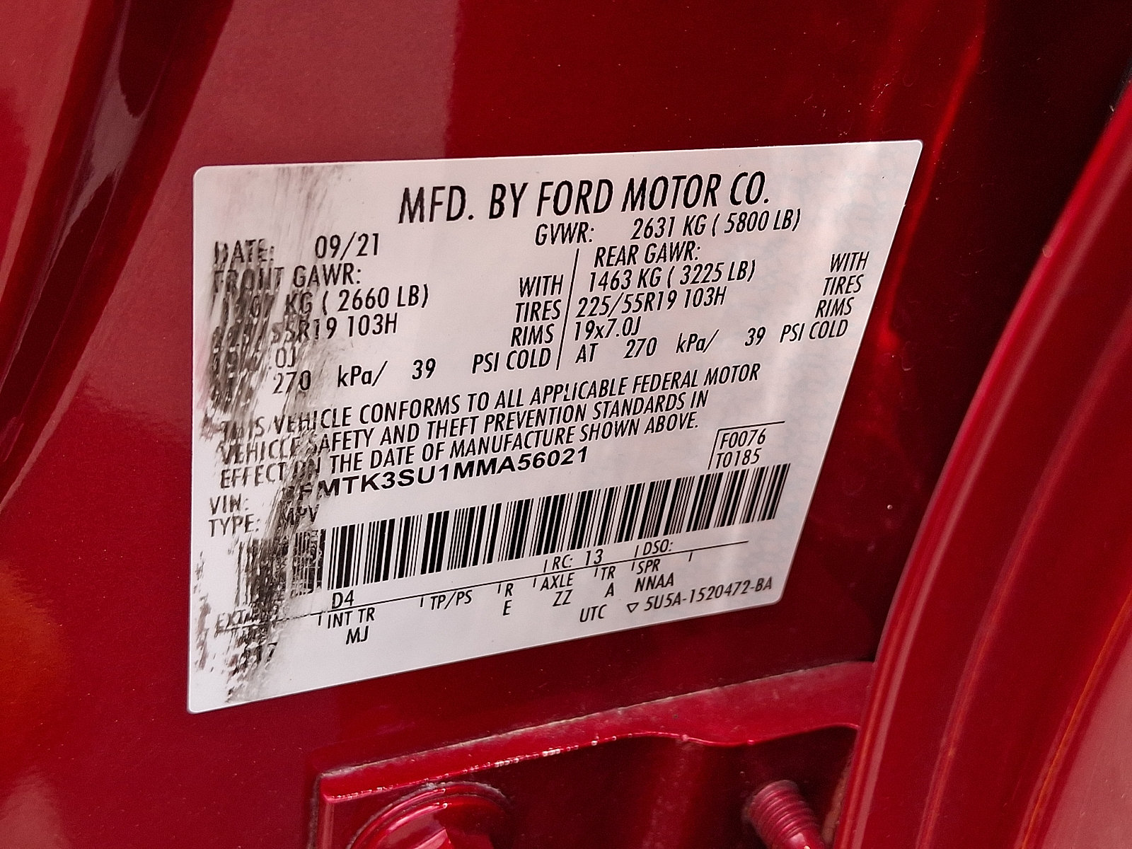 Certified 2021 Ford Mustang Mach-E Premium AWD/4WD image 30